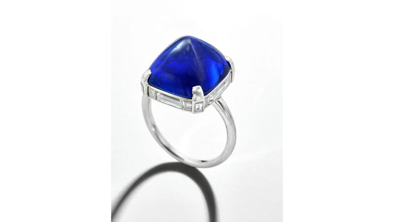 Cartier 1938 sapphire ring